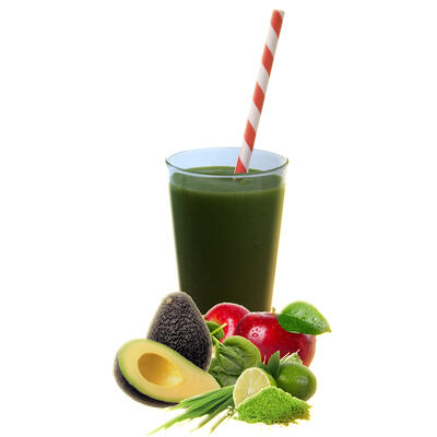 SM43 Spinazie/Avocado/Appel/Limoen/Tarwegras/Spirulina (33 x 150gr) image